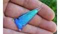 Aqua Blue Dichroic Glass Arrowhead SOLD